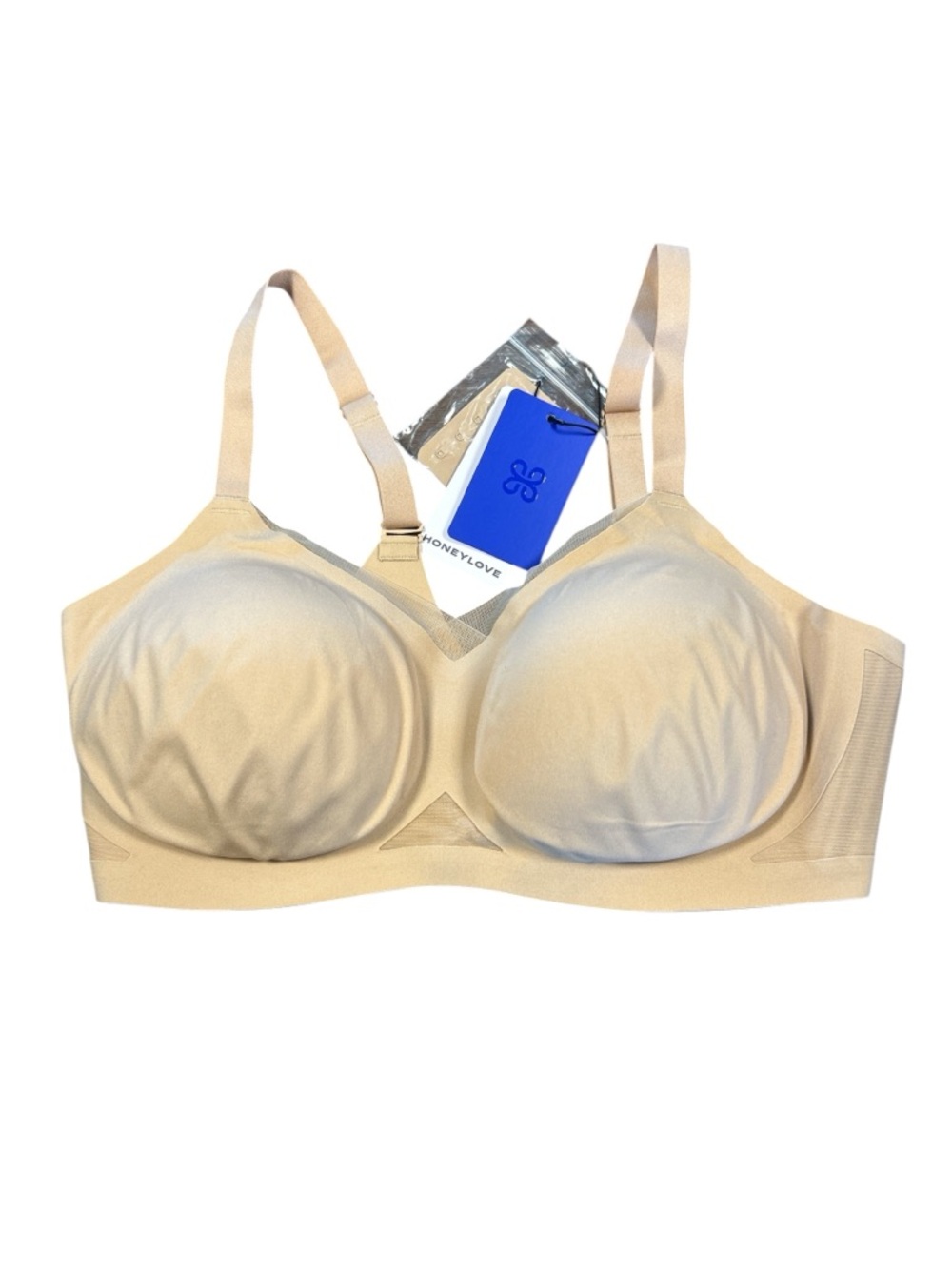 HONEYLOVE‎ Crossover Wireless Bra Size XL NWT